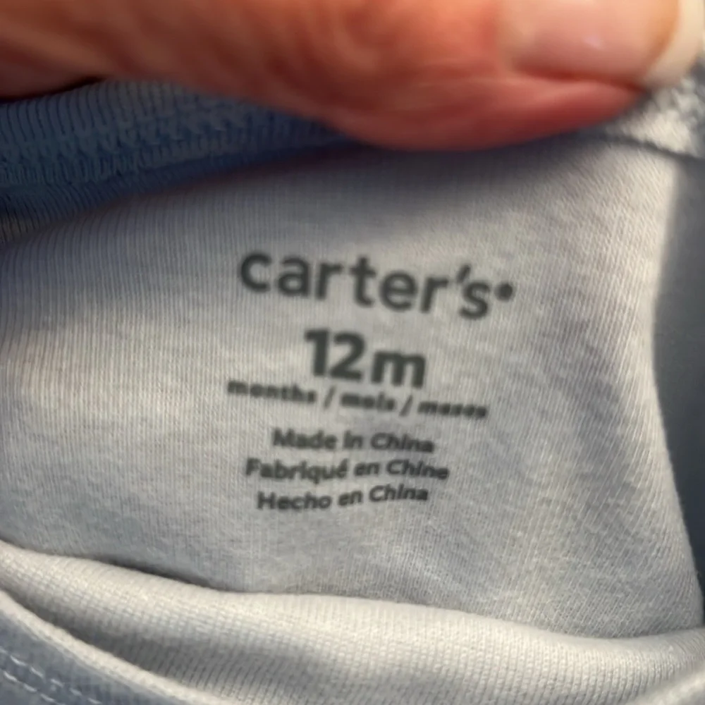 Carters (6)piece-One Piece Items With Snap Closure-12 months-NWT**
